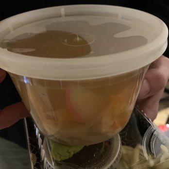 Sakura Restaurant - Seafood soup... $8.50 really? Came in the same size container as Miso soup... - Japanese Near Me - Providence, Rhode Island Sakura Restaurant - Seafood soup... $8.50 really? Came in the same size container as Miso soup... - Japanese Near Me - Providence, Rhode Island