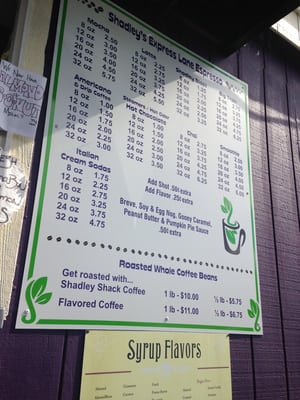 Menu photo 2 Express Lane Espresso Scappoose, OR Menu photo 2 Express Lane Espresso Scappoose, OR
