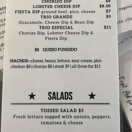 LUNCH MENU
