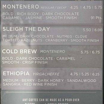 Caffe Luxxe - Menu 2 of 4 - Coffee & Tea Near Me - Long Beach, California