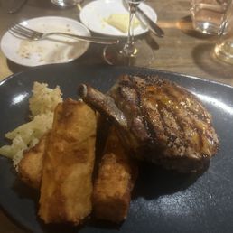 Pork chop and polenta egg rolls - delicious Pork chop and polenta egg rolls - delicious