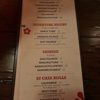 Su Casa Sushi Bar - Sushi Bars Near Me - Las Vegas, Nevada