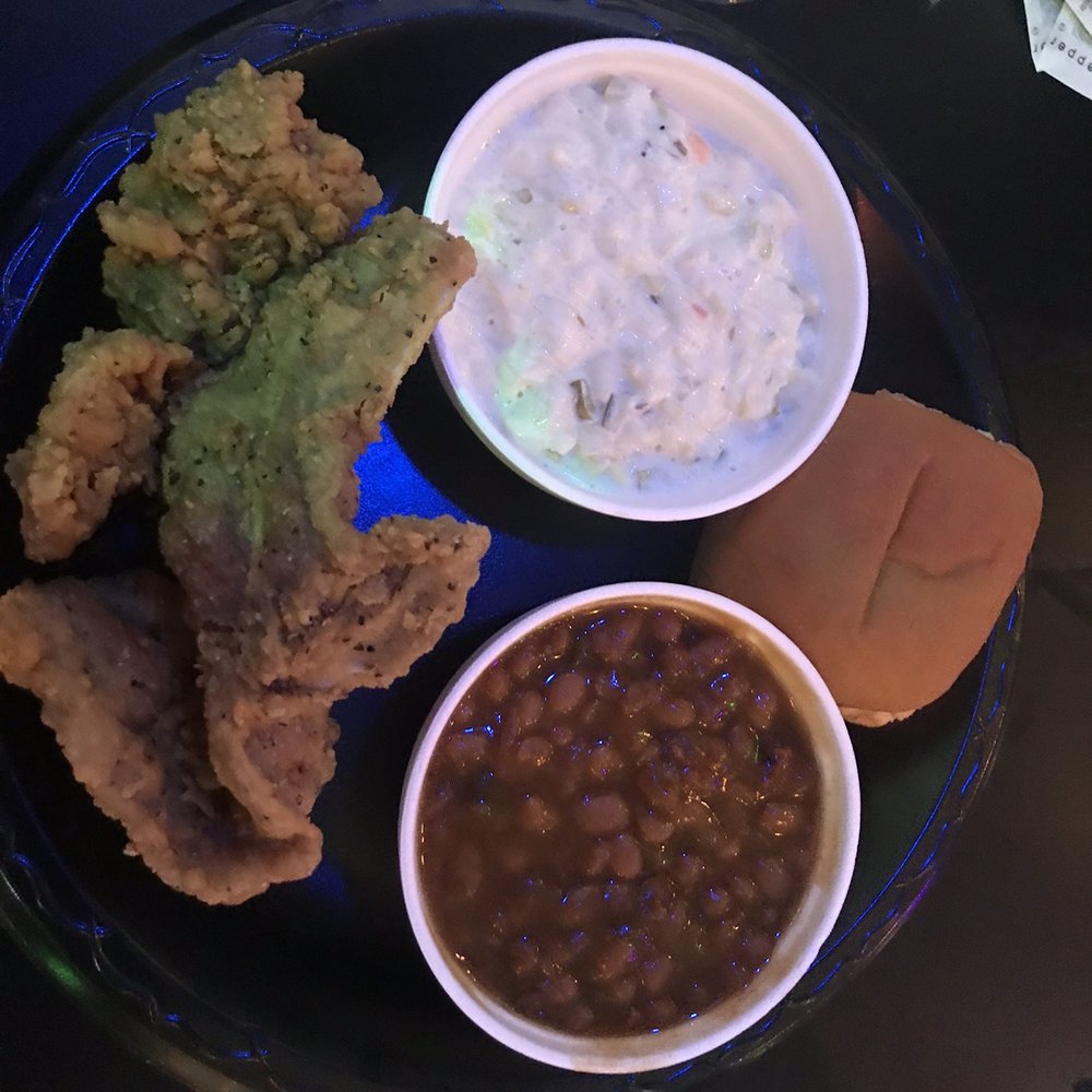 Henderson's Restaurant - a plate of fried chicken, beans, and rice - New American Near Me - Thomasville, Georgia Henderson's Restaurant - a plate of fried chicken, beans, and rice - New American Near Me - Thomasville, Georgia