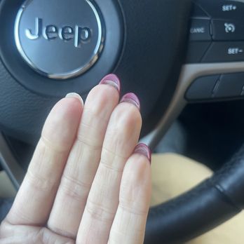 Polish Me Nails & Spa - The tips are lifted off my natural nail so there's a large gap. - Day Spas Near Me - Issaquah, Washington