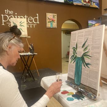 The Painted Cabernet - My Mom also enjoys the classes:) - Paint & Sip Near Me - Santa Barbara, California