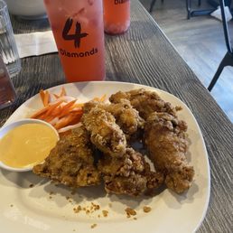 Garlic butter fried chicken wings Garlic butter fried chicken wings