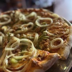 The New Park Tavern - Sausage, onion and peppers