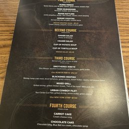 Houston Restaurant Week menu Houston Restaurant Week menu