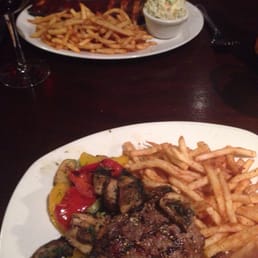 Delicious steak meal and some of the yummiest fries of all time Delicious steak meal and some of the yummiest fries of all time