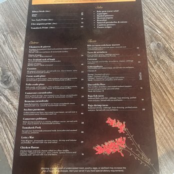 Ocotillo Prime - Dinner menu - Breakfast & Brunch Near Me - American Fork, Utah