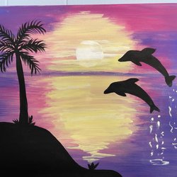 Rainbow Village Zephyrhills RV Community - Painting class in our clubhouse