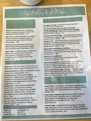 Menu photo 5 Heart & Soul Country Kitchen Arnold, CA