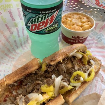 Wawa - Philly Cheesesteak with chipotle mac & cheese - Gas Stations Near Me - Jacksonville, Florida