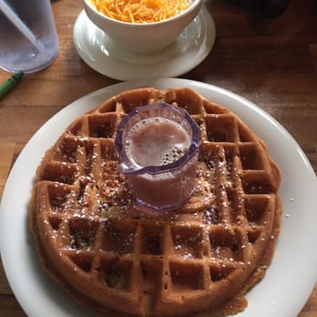 Eggs Up Grill - Sweet Potato Pecan Waffle - Breakfast & Brunch Near Me - Columbia, South Carolina