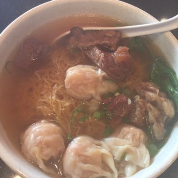 Inshou Cafe - Won ton and beef brisket noodle soup $10.50 on 12/23/2016 - Chinese Near Me - San Mateo, California Inshou Cafe - Won ton and beef brisket noodle soup $10.50 on 12/23/2016 - Chinese Near Me - San Mateo, California
