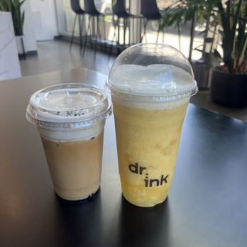 Dr.ink - black sesame latte and mango fruithy - Coffee & Tea Near Me - San Jose, California
