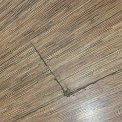 Rodeway Inn - Broken floor boards