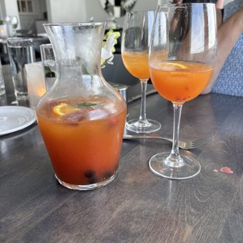 Lake House Restaurant - Rose sangria - Mediterranean Near Me - Vineland, Ontario