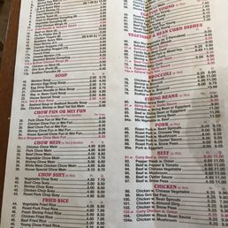 Menu Menu