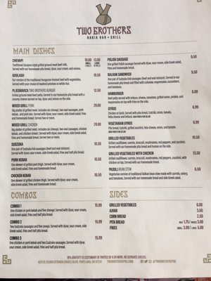 Menu photo 8 Two Brothers Cafe and Grill Portland, OR Menu photo 8 Two Brothers Cafe and Grill Portland, OR