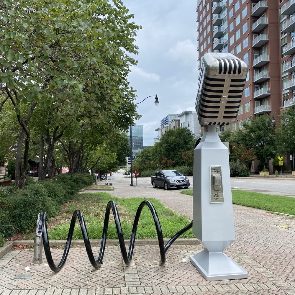 Microphone Rack - Public Art Near Me - Nashville, Tennessee Microphone Rack - Public Art Near Me - Nashville, Tennessee