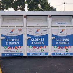 CLOTHING DONATION BINS
