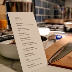 Lumikha - Our Menu changes but this is just an example