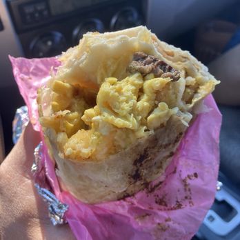 Cafe Antonietta - Breakfast Burrito with Asada - Cafes Near Me - Los Angeles, California