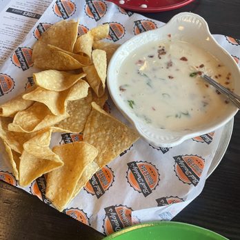 Bad Daddy's Burger Bar - Queso with homemade chips - Burgers Near Me - Madison, Alabama