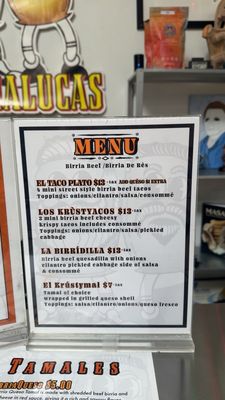 Menu photo 6 El Tamalucas North Las Vegas, NV Menu photo 6 El Tamalucas North Las Vegas, NV