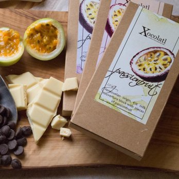 Xocolatl - Passion fruit chocolate. Image credit: Xocolatl - Restaurants Near Me - Kew East, VIC Xocolatl - Passion fruit chocolate. Image credit: Xocolatl - Restaurants Near Me - Kew East, VIC
