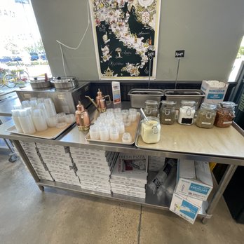 Capella Pizzeria - Condiment station - Pizza Near Me - Birmingham, Alabama Capella Pizzeria - Condiment station - Pizza Near Me - Birmingham, Alabama