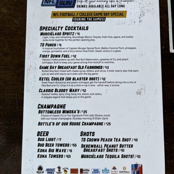 Whiskey Girl - NFL Sunday menu - drink specials - New American Near Me - San Diego, California Whiskey Girl - NFL Sunday menu - drink specials - New American Near Me - San Diego, California