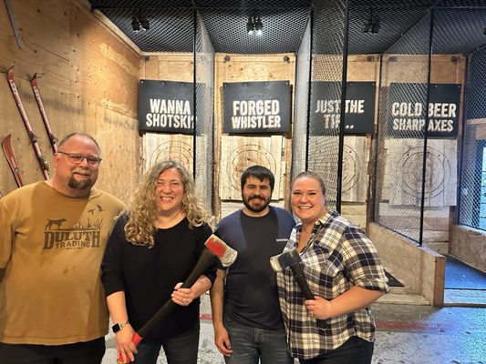 Forged Axe Throwing by null