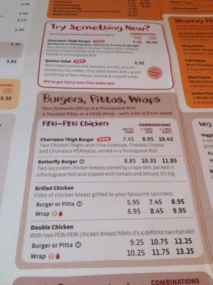 Menu photo 8 Nando's Woking, SRY