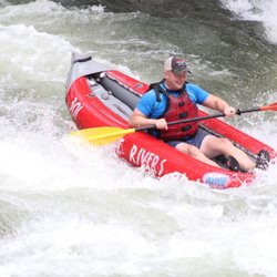 Nantahala Rafting with Adventurous Fast Rivers - Paddling through the falls!