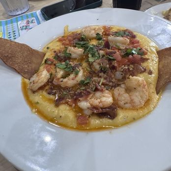 The Toasted Yolk Cafe - Shrimp n grits - Breakfast & Brunch Near Me - Jacksonville, Florida