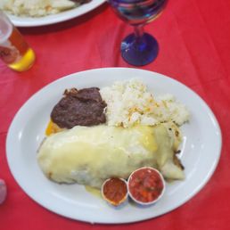 a plate of food