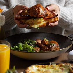 Grove at Briar Barn Inn  - Breakfast Sandwich from the Brunch Menu at Grove in Rowley, Massachusetts
