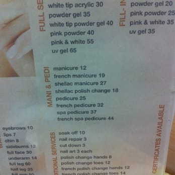 LA Nails - Prices - Nail Salons Near Me - Spotsylvania, Virginia