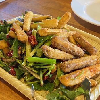 Hai - P1. Dry Fried Eggplant - Chinese Near Me - Decatur, Georgia Hai - P1. Dry Fried Eggplant - Chinese Near Me - Decatur, Georgia