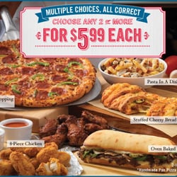 Domino's Pizza - Chose any two for $5.99 each. Pick up or Delivery