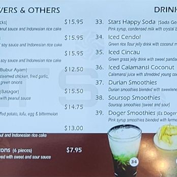 Noodle Stars - Menu - Indonesian Near Me - Monrovia, California