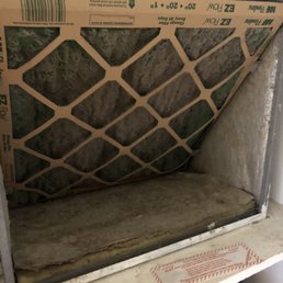 The ac filter not replaced anytime recently The ac filter not replaced anytime recently