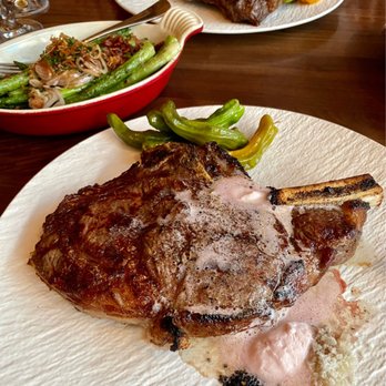 LB Steak - Bishop Ranch - Cowboy with the butter melted off when I received it right into the salts.  The other Cowboy ordered wasn't melted off.  Go figure - Steakhouses Near Me - San Ramon, California