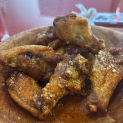 Josie’s Pizza & Wings - Hot and honey wings with Parmesan cheese
