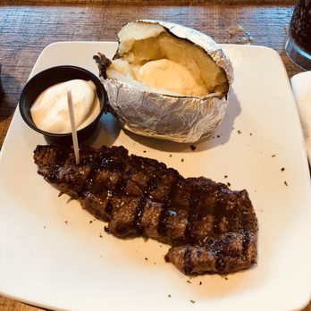 Sizzler - 6oz steak and baked potato - Steakhouses Near Me - Los Alamitos, California Sizzler - 6oz steak and baked potato - Steakhouses Near Me - Los Alamitos, California