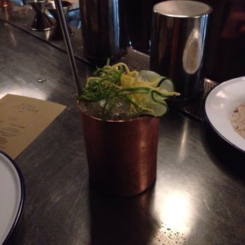 Cleaver - Monk and Mexican - Tequila chartreuse ginger, bitters, cucumber. @clevercalgary - Modern European Near Me - Calgary, Alberta Cleaver - Monk and Mexican - Tequila chartreuse ginger, bitters, cucumber. @clevercalgary - Modern European Near Me - Calgary, Alberta