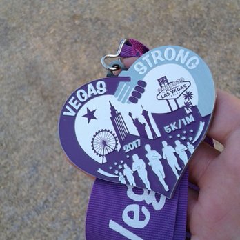 Vegas Strong 5K - Finishers medal - Races & Competitions Near Me - North Las Vegas, Nevada