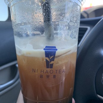 NI HAO TEA - Black tea with brown sugar boba. Almost forgot to get a picture I was so busy enjoying it! - Coffee & Tea Near Me - Tucson, Arizona